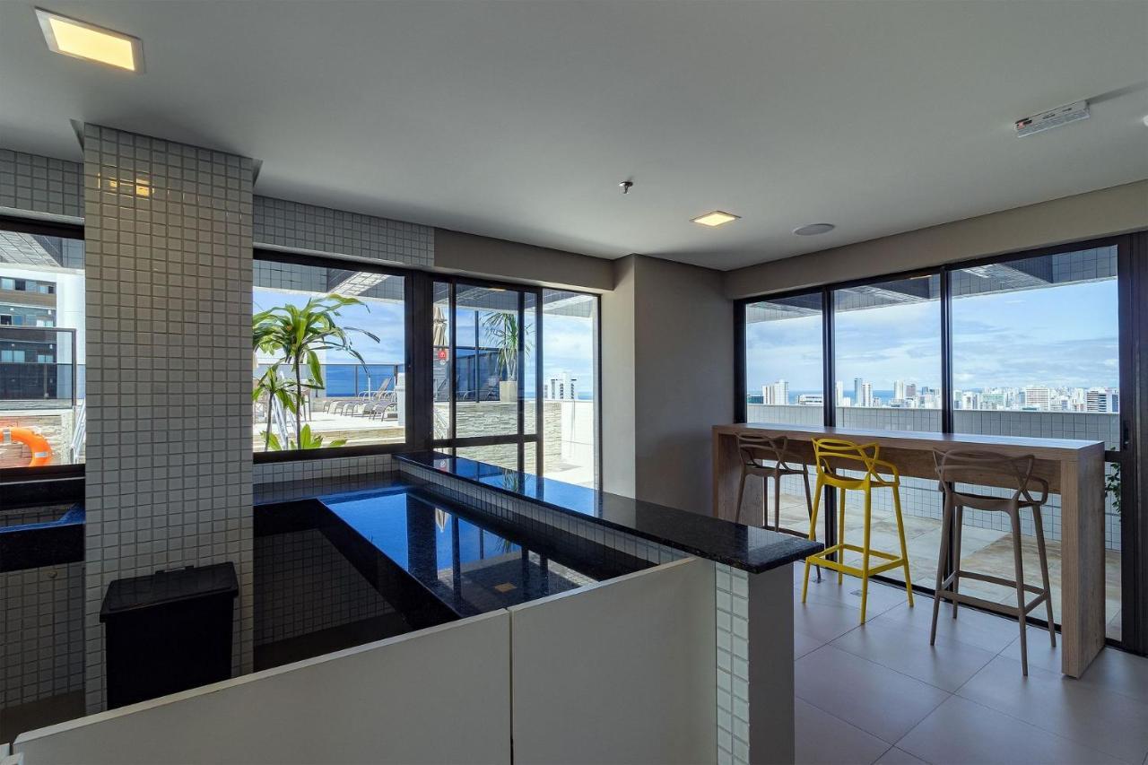 Apartamento Moderno No Beach Class Por Carpediem レシフェ エクステリア 写真